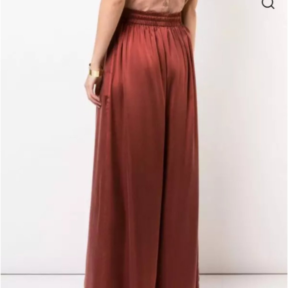 ❤️❤️SOLD❤️❤️ Zimmermann Moss Silk Troussers size 0 - Picture 2 of 6